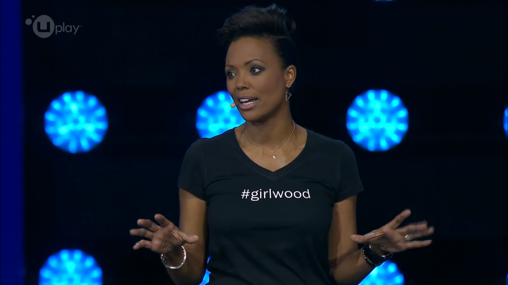 Aisha Tyler at Ubisoft's Press Conference at E3 2013