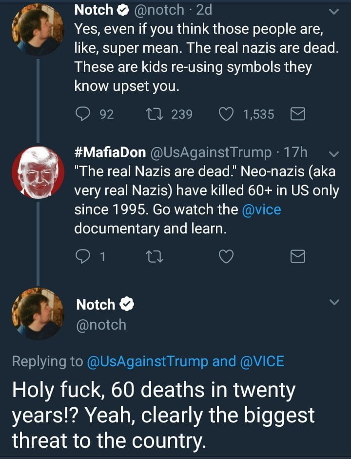 "Nazier er ikke så farlig da." -Notch