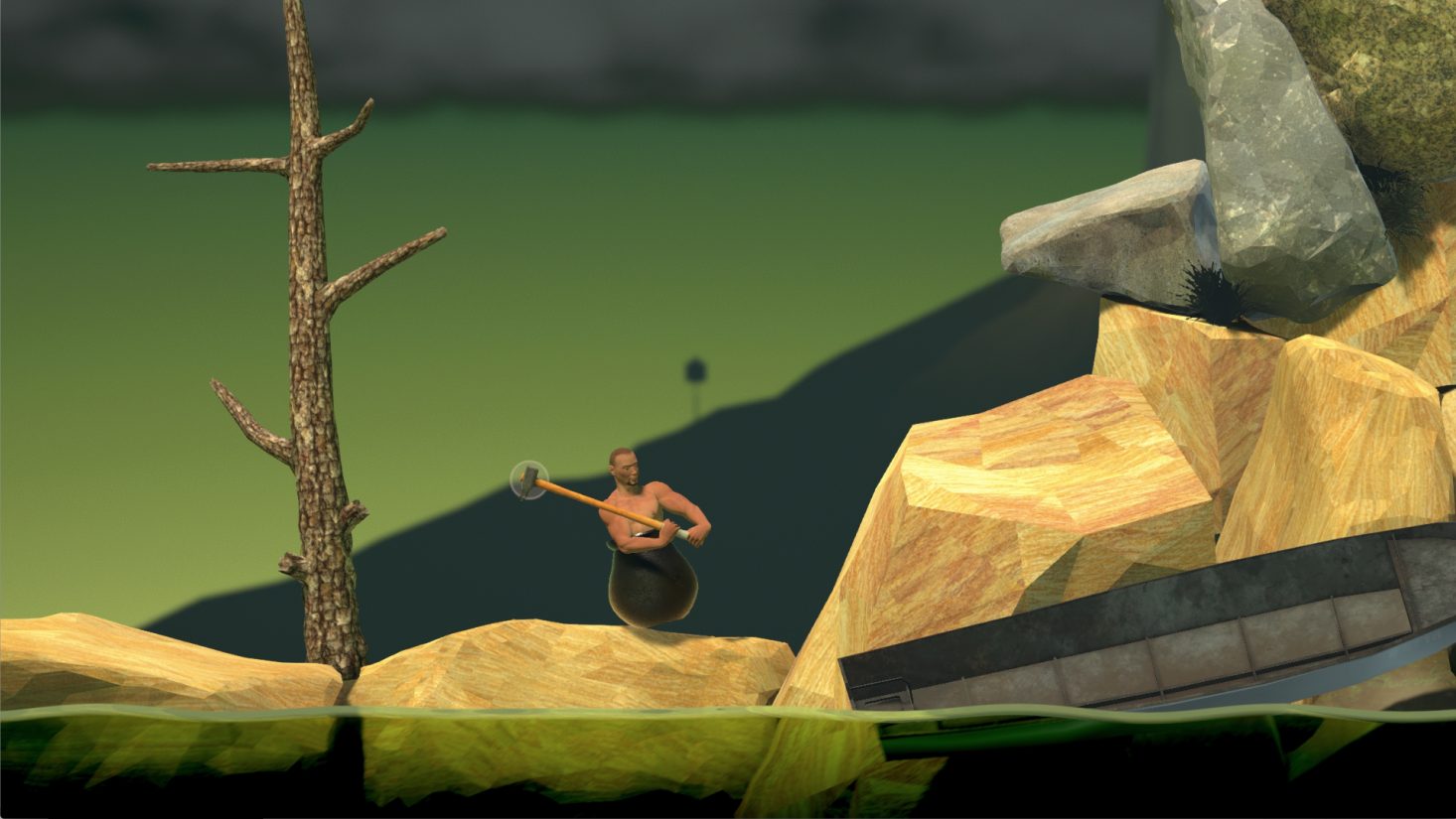 getting over it with bennett foddy stages