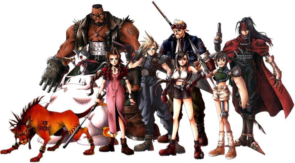 Gjengen i Final Fantasy 7